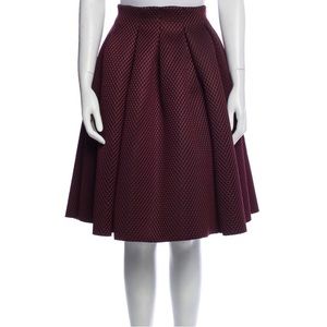 Maje lasercut honeycomb skirt